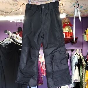 Children's Black Snow Pants